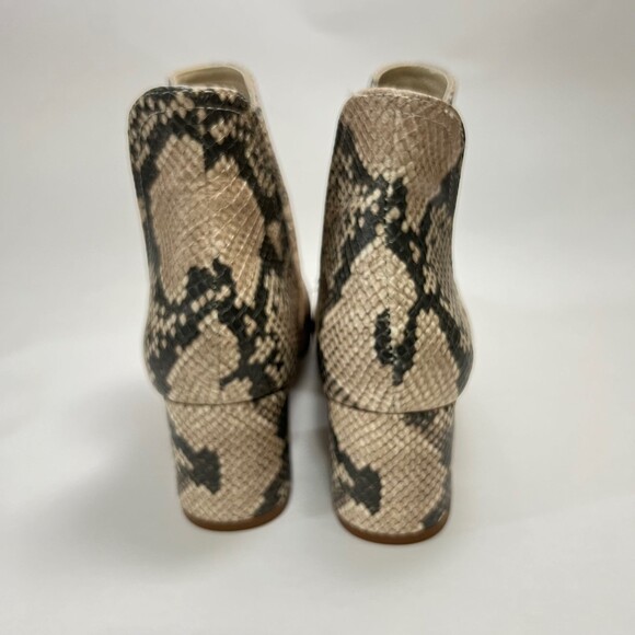 Steven Madden Rockir Snake Skin Ankle Boots Size 8 - Picture 5 of 7